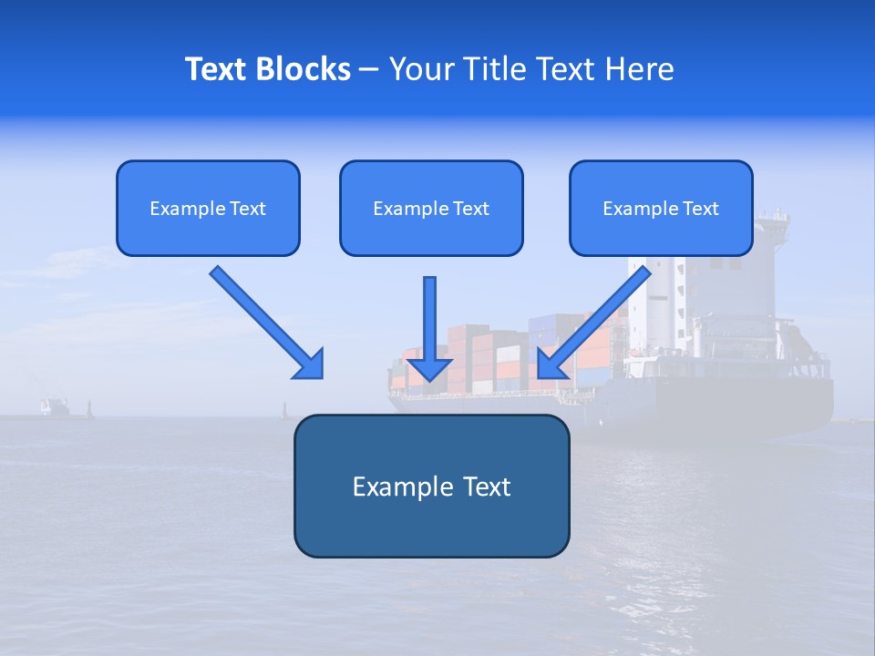 Orange Sky Commerce PowerPoint Template