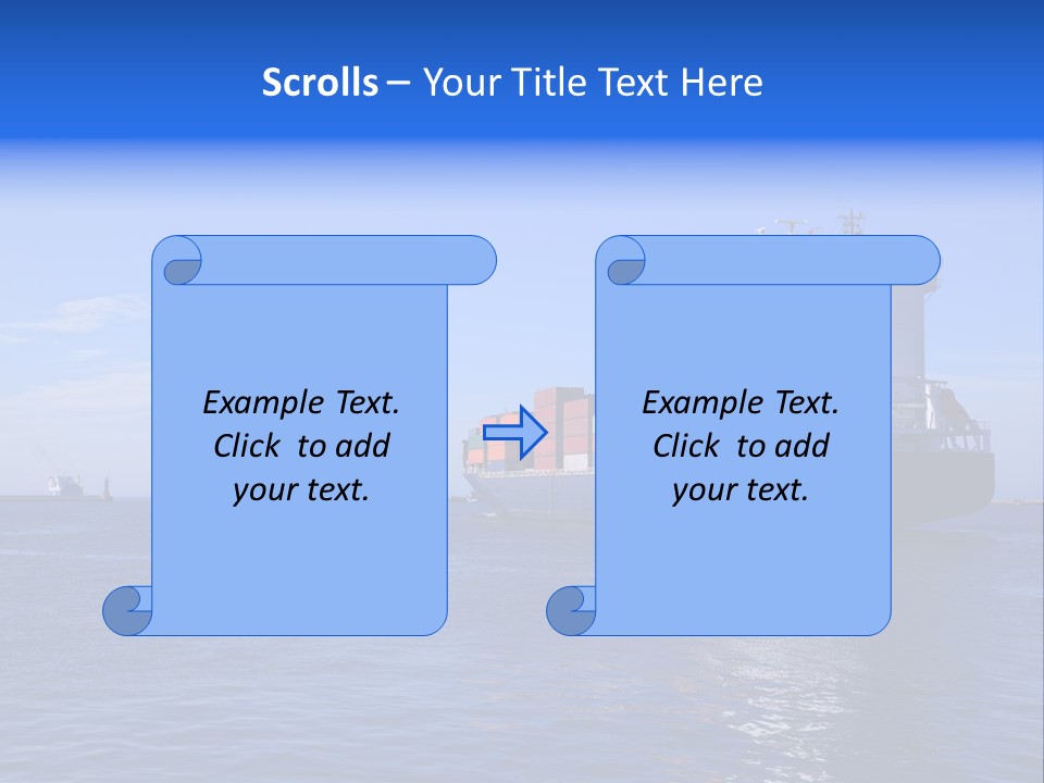 Orange Sky Commerce PowerPoint Template