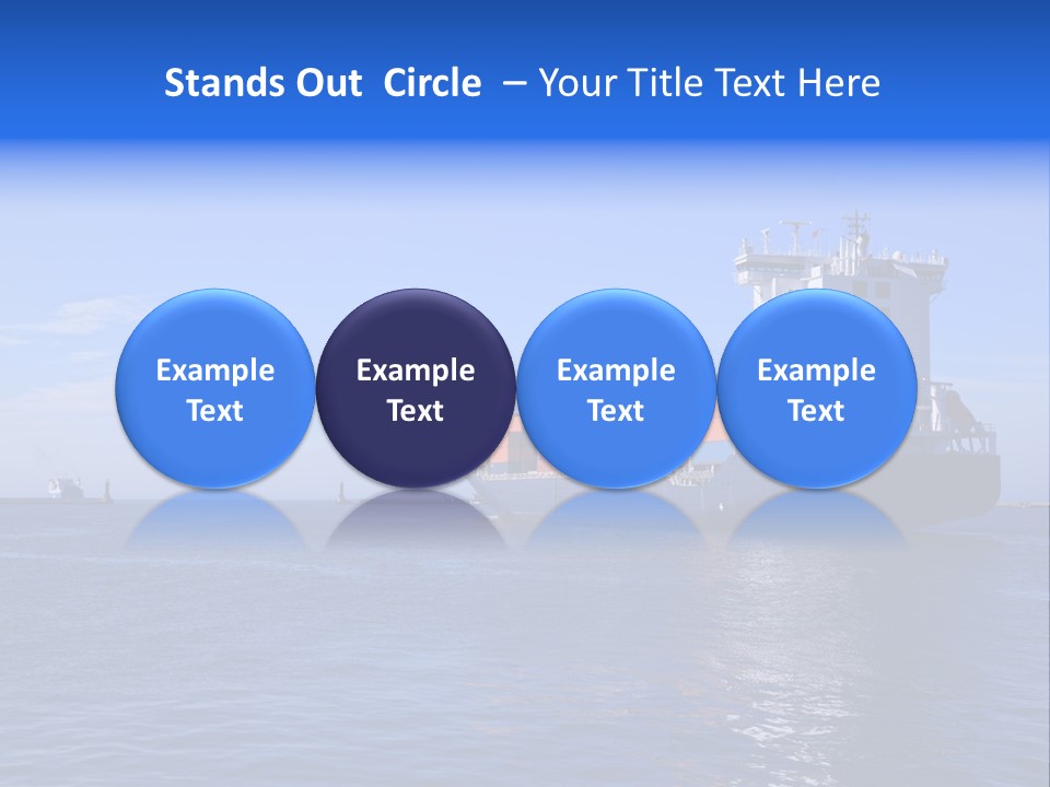 Orange Sky Commerce PowerPoint Template