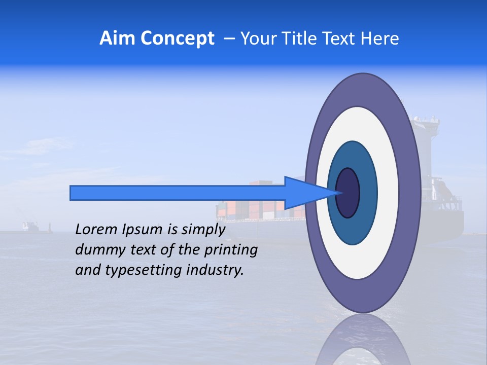 Orange Sky Commerce PowerPoint Template