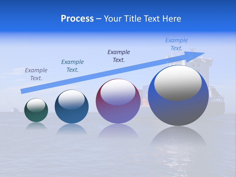 Orange Sky Commerce PowerPoint Template