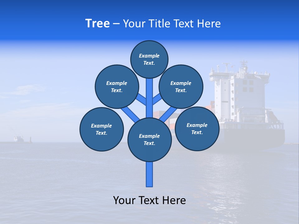 Orange Sky Commerce PowerPoint Template
