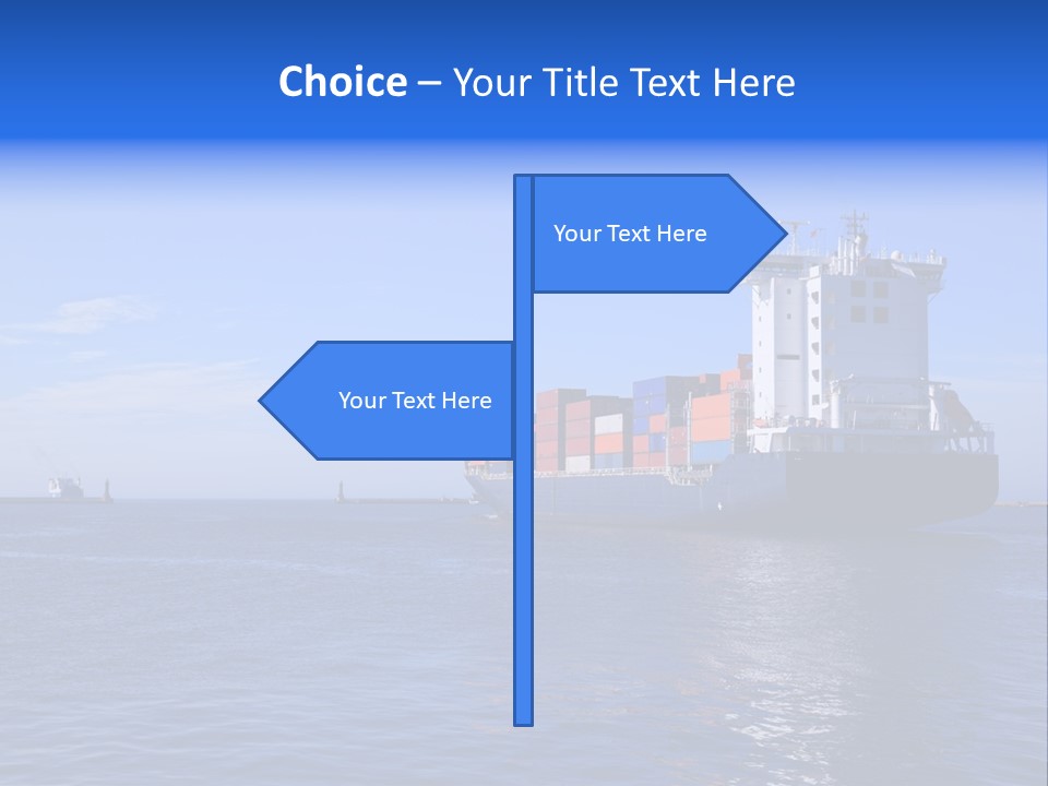 Orange Sky Commerce PowerPoint Template