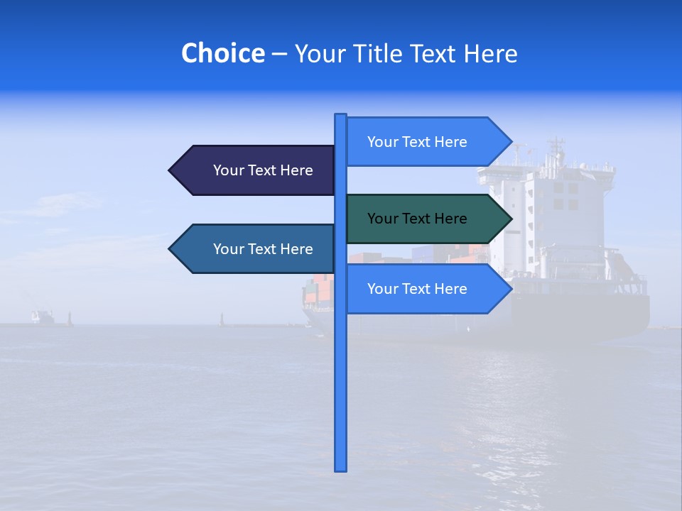 Orange Sky Commerce PowerPoint Template