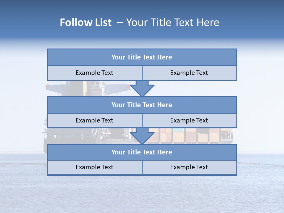 Aerial Sky Nobody PowerPoint Template