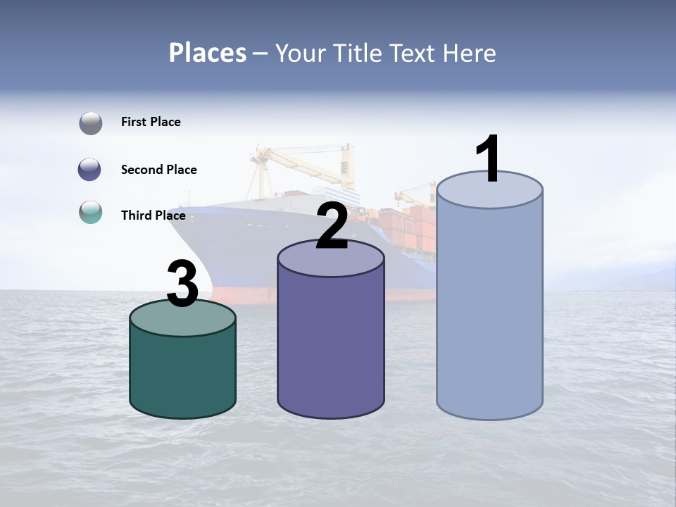 Carrier Blue Water PowerPoint Template