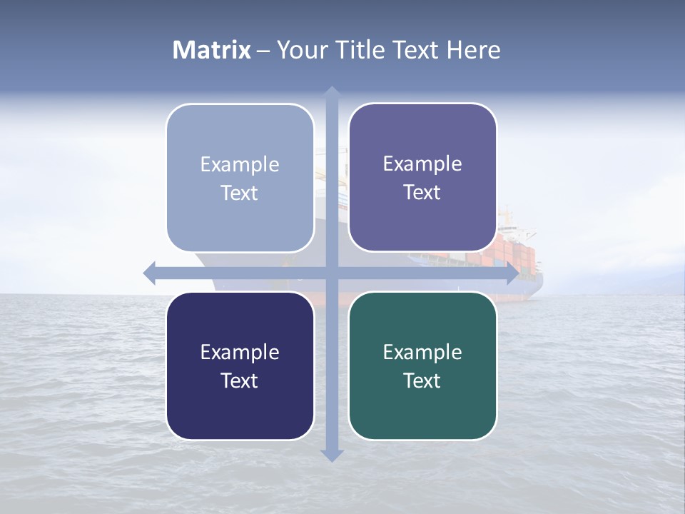 Carrier Blue Water PowerPoint Template