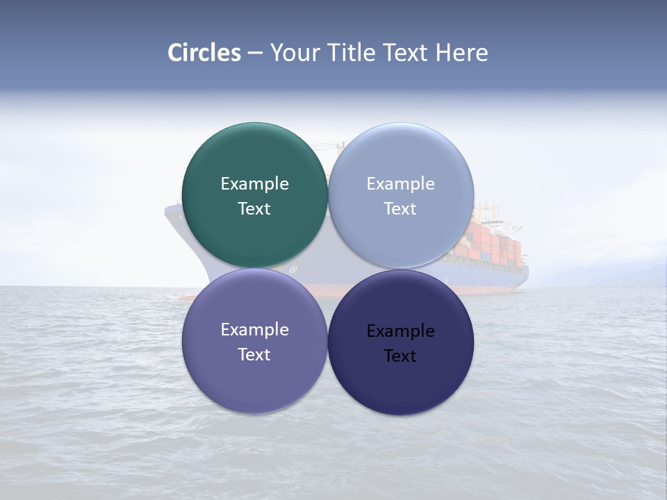 Carrier Blue Water PowerPoint Template