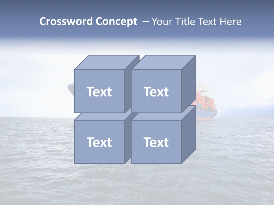 Carrier Blue Water PowerPoint Template
