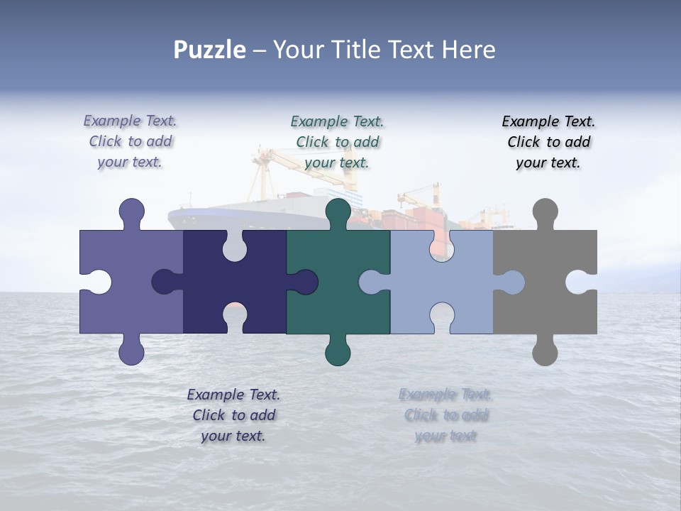 Carrier Blue Water PowerPoint Template