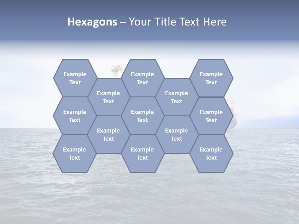 Carrier Blue Water PowerPoint Template