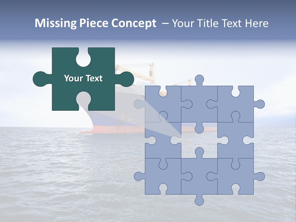 Carrier Blue Water PowerPoint Template