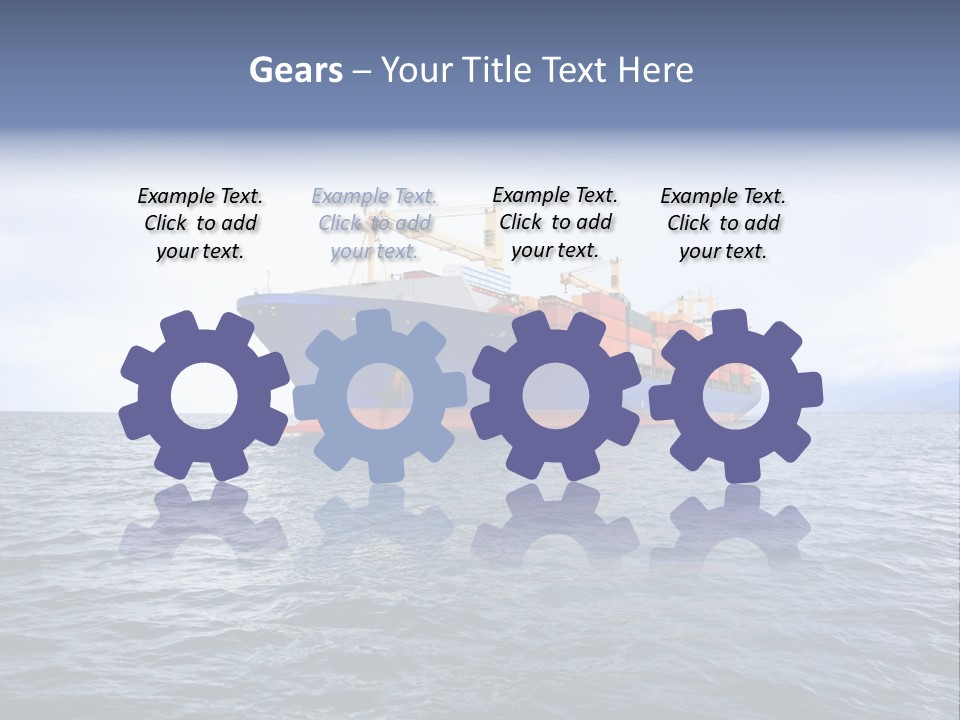 Carrier Blue Water PowerPoint Template