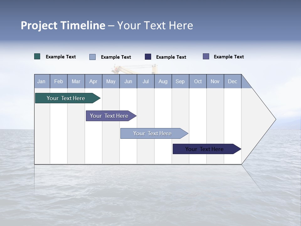 Carrier Blue Water PowerPoint Template