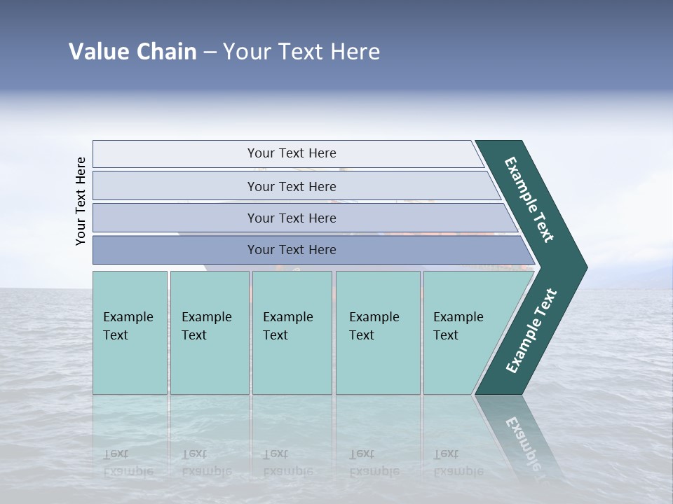 Carrier Blue Water PowerPoint Template