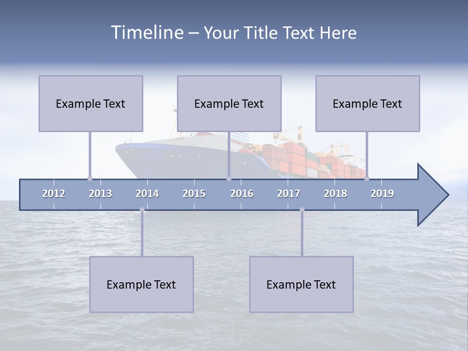 Carrier Blue Water PowerPoint Template