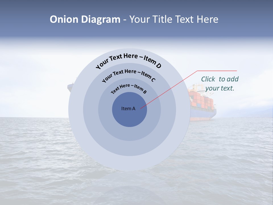 Carrier Blue Water PowerPoint Template