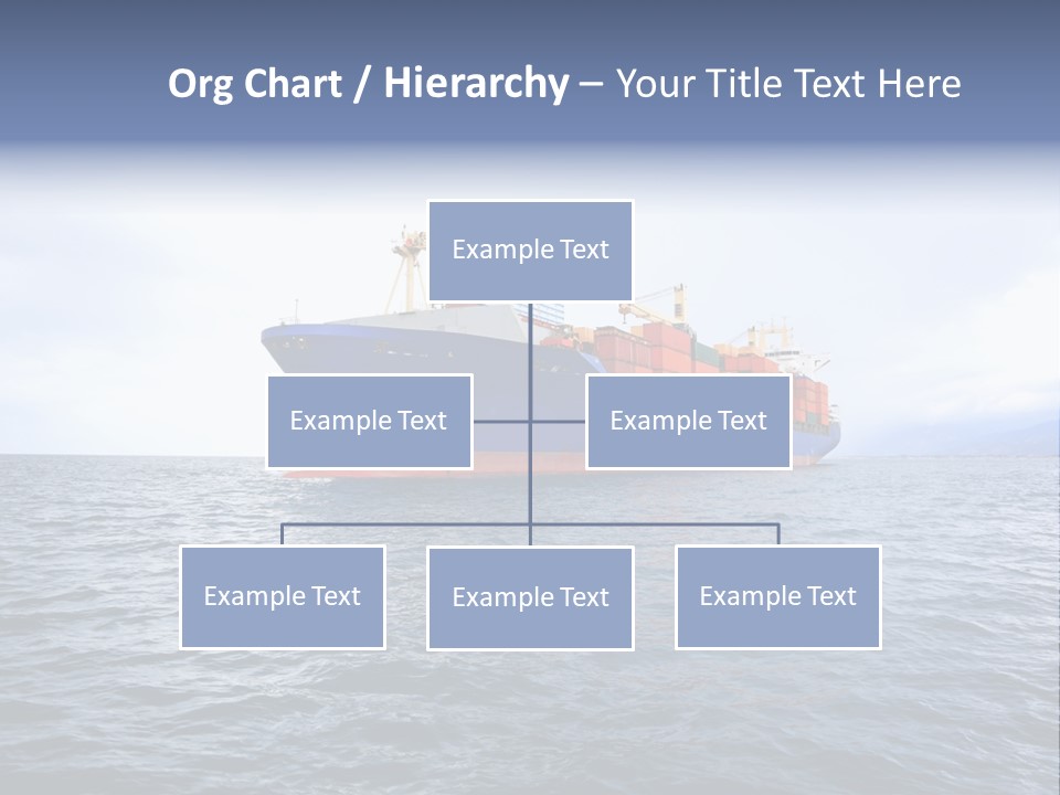 Carrier Blue Water PowerPoint Template