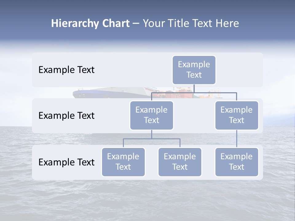 Carrier Blue Water PowerPoint Template