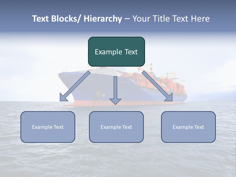 Carrier Blue Water PowerPoint Template