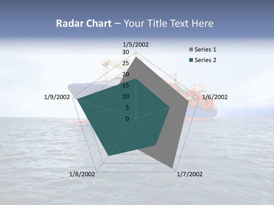 Carrier Blue Water PowerPoint Template