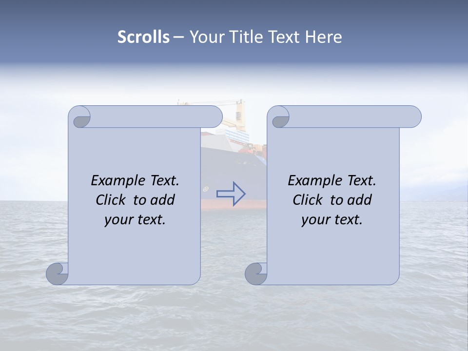 Carrier Blue Water PowerPoint Template