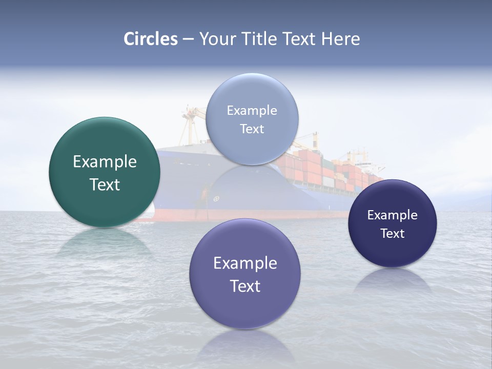 Carrier Blue Water PowerPoint Template