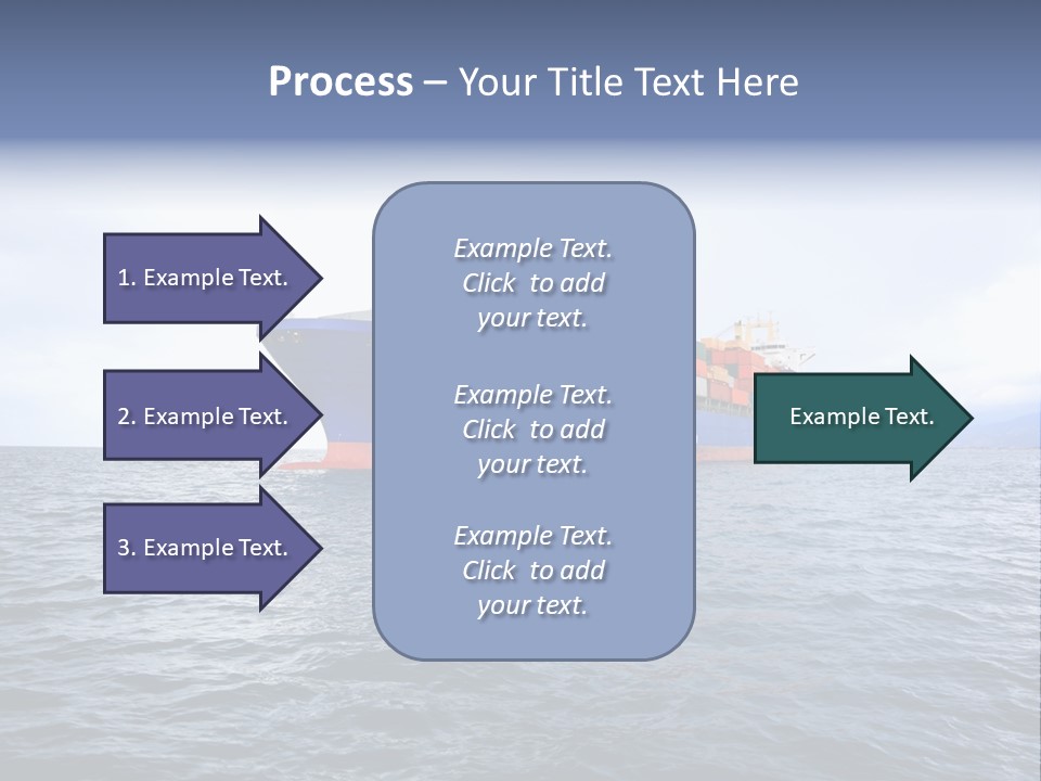 Carrier Blue Water PowerPoint Template