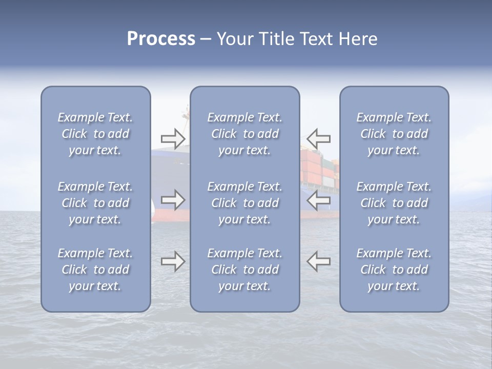 Carrier Blue Water PowerPoint Template