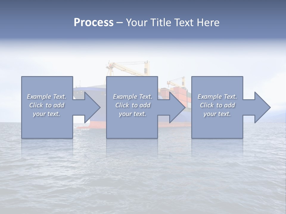 Carrier Blue Water PowerPoint Template