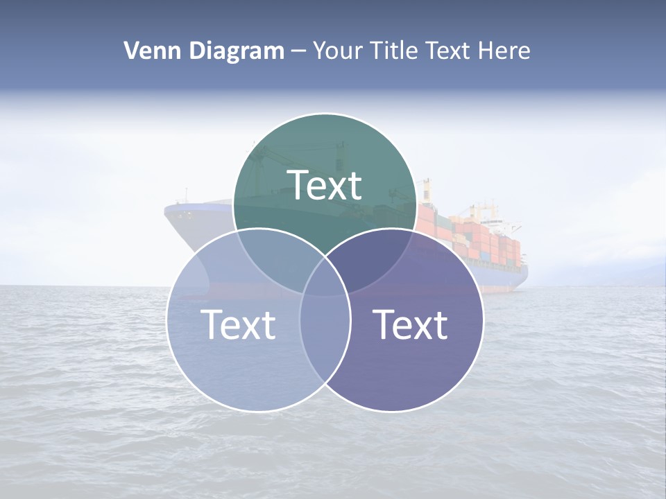 Carrier Blue Water PowerPoint Template