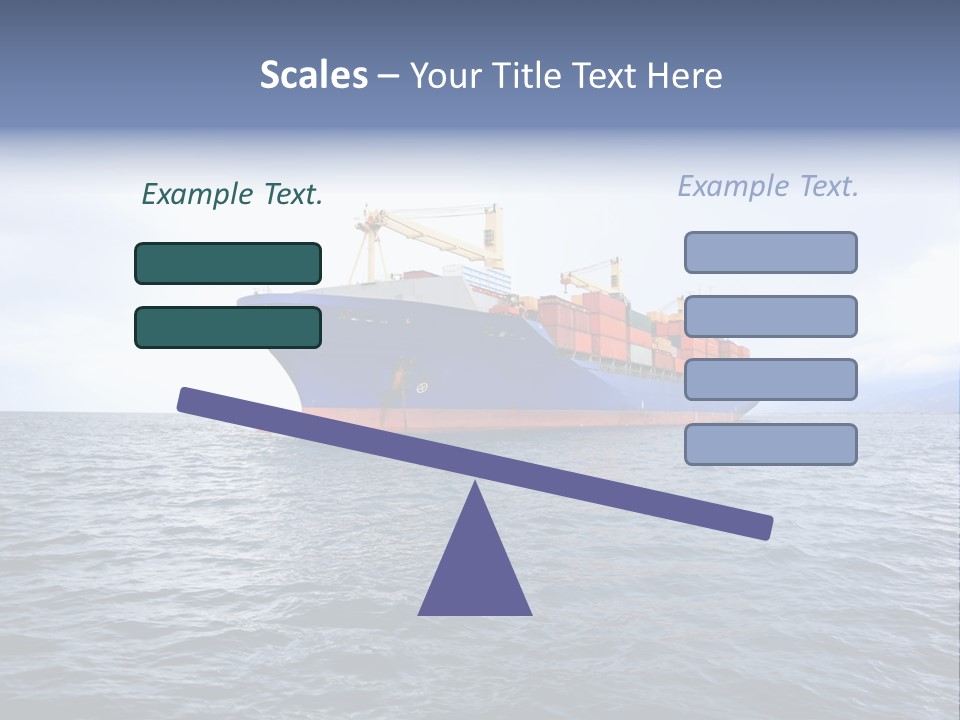 Carrier Blue Water PowerPoint Template