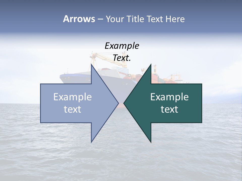 Carrier Blue Water PowerPoint Template