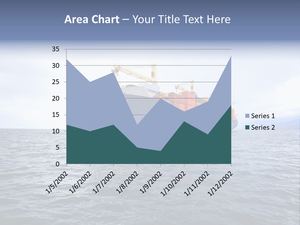 Carrier Blue Water PowerPoint Template