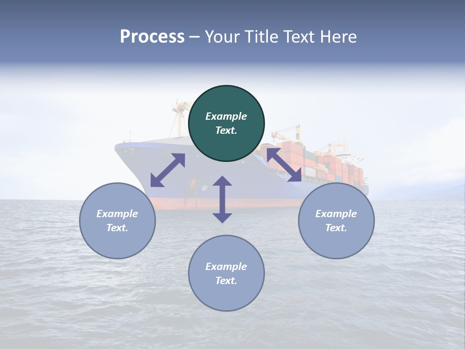 Carrier Blue Water PowerPoint Template