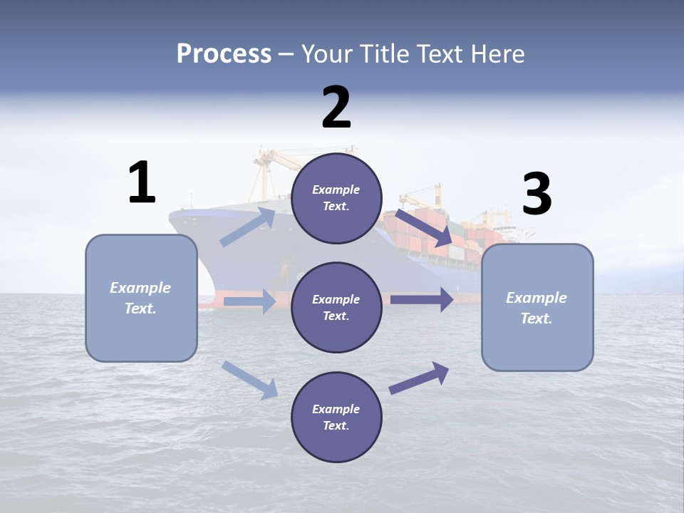 Carrier Blue Water PowerPoint Template
