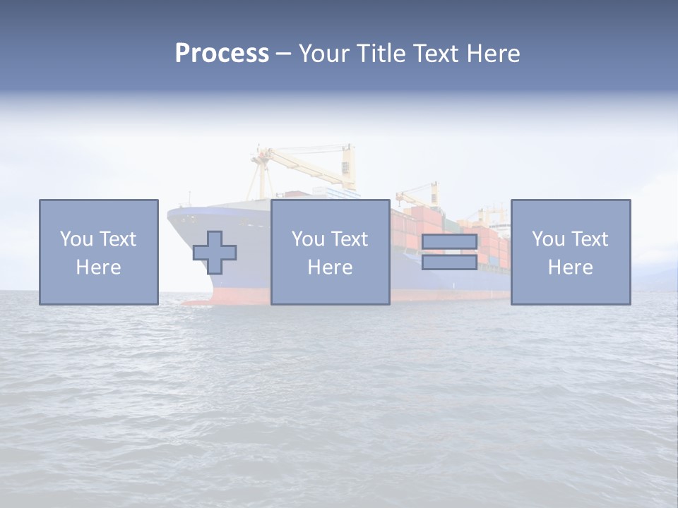 Carrier Blue Water PowerPoint Template