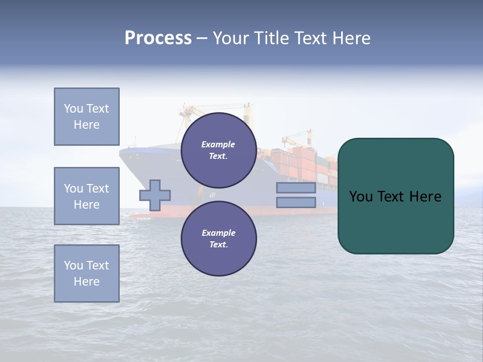 Carrier Blue Water PowerPoint Template