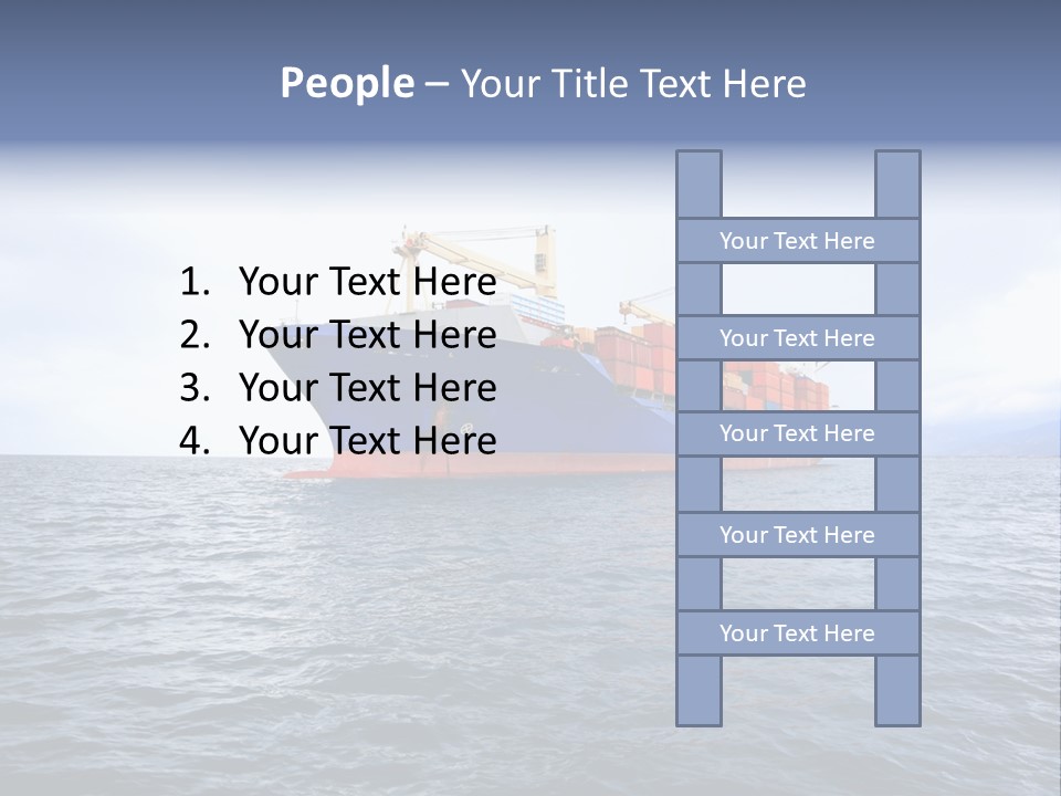 Carrier Blue Water PowerPoint Template