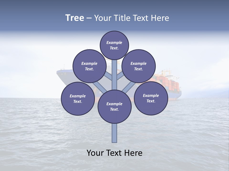 Carrier Blue Water PowerPoint Template