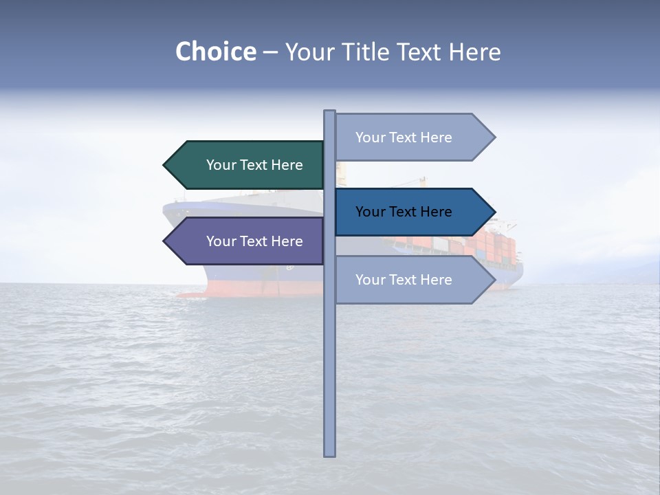 Carrier Blue Water PowerPoint Template
