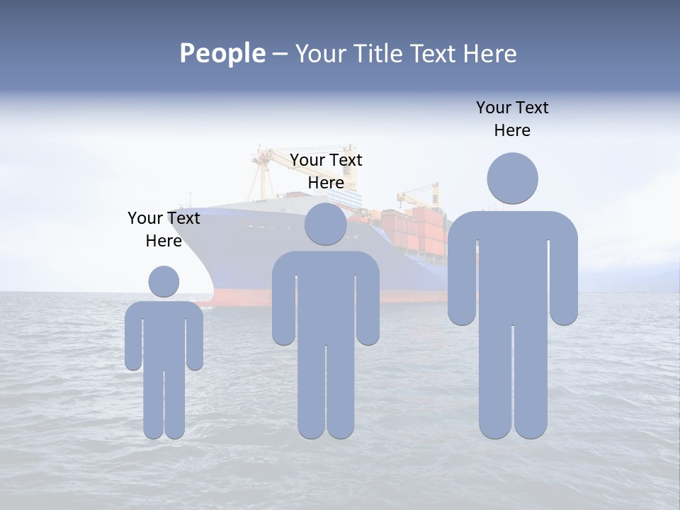 Carrier Blue Water PowerPoint Template