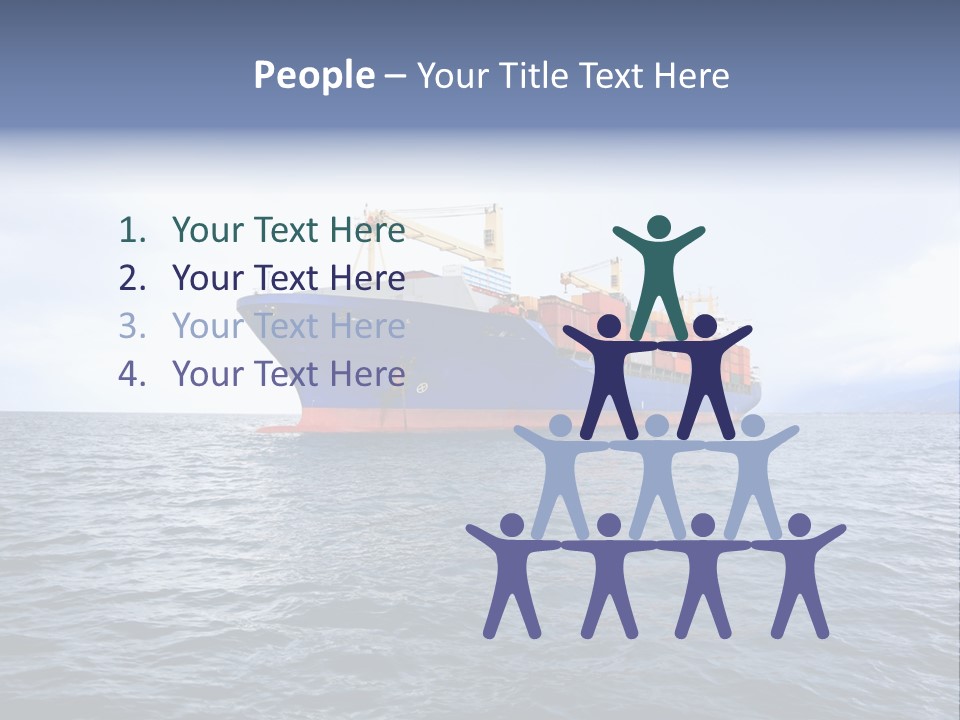 Carrier Blue Water PowerPoint Template