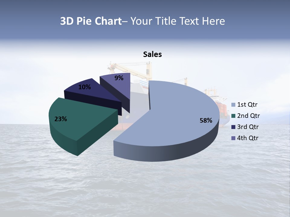 Carrier Blue Water PowerPoint Template