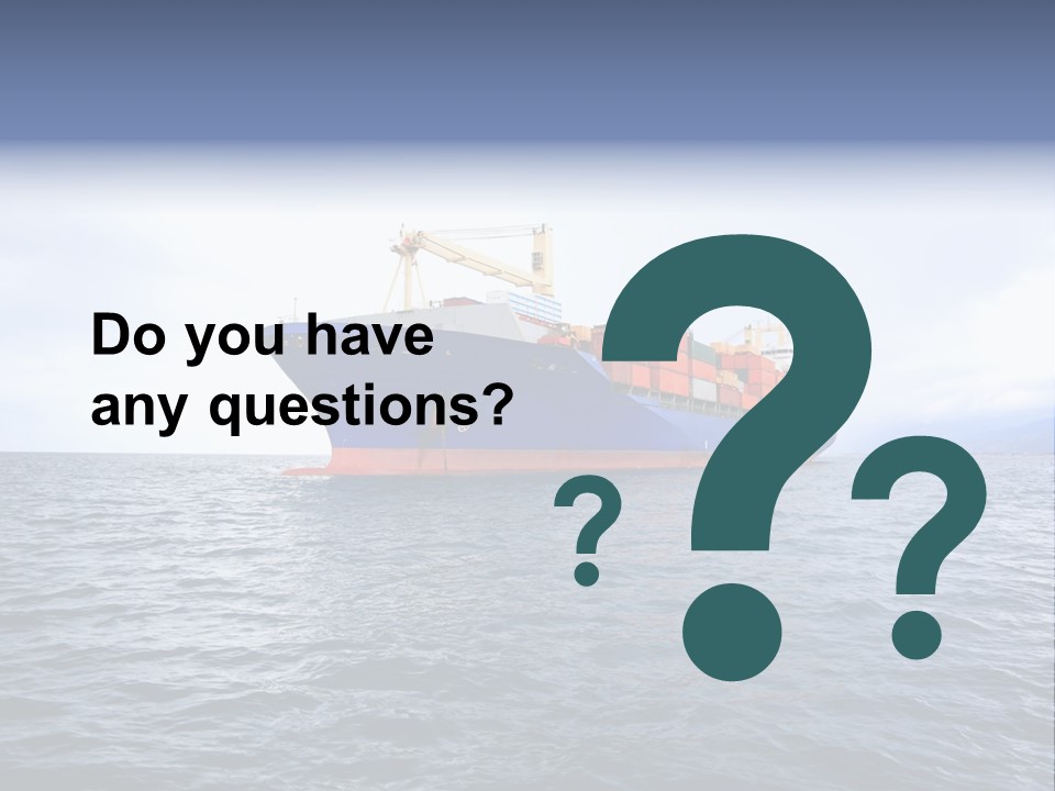 Carrier Blue Water PowerPoint Template