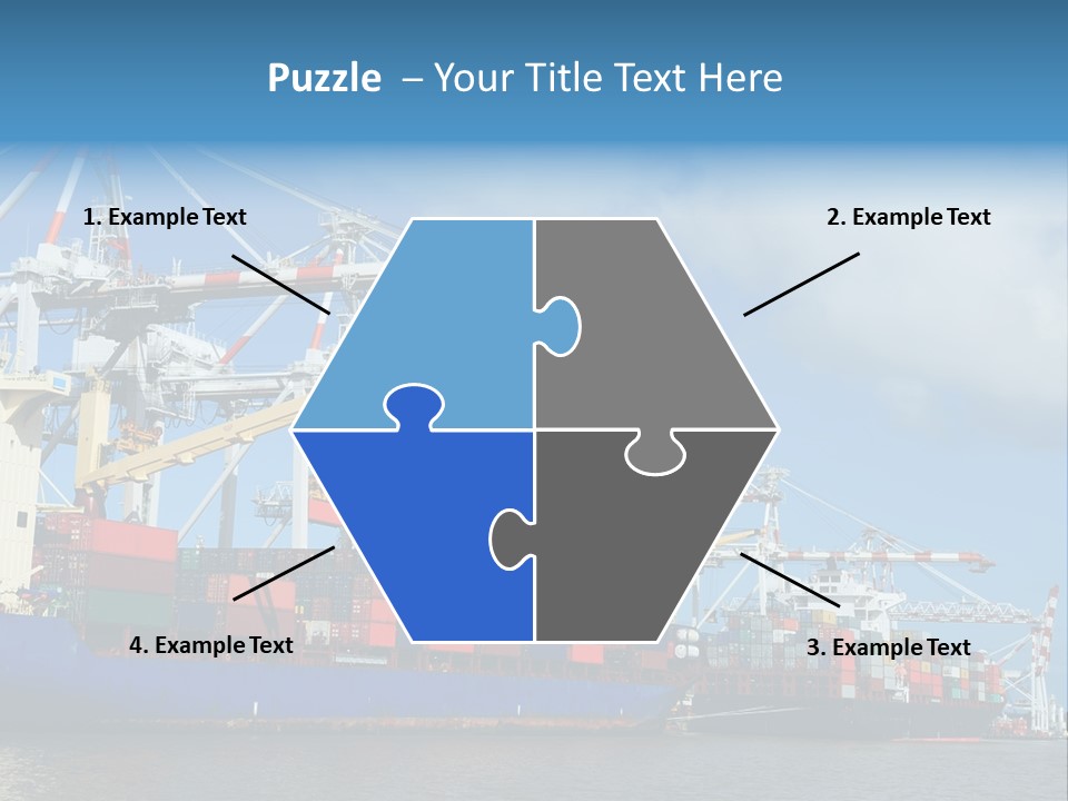 Business Freight Vessel PowerPoint Template