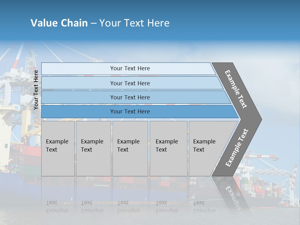 Business Freight Vessel PowerPoint Template