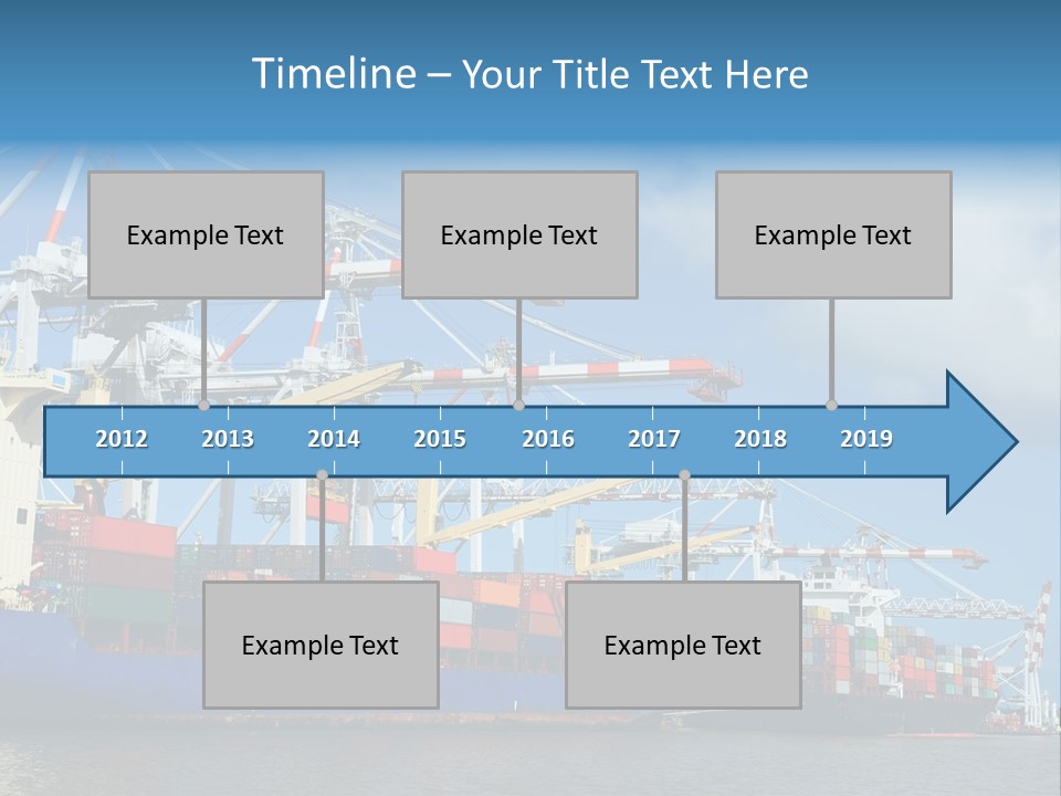 Business Freight Vessel PowerPoint Template