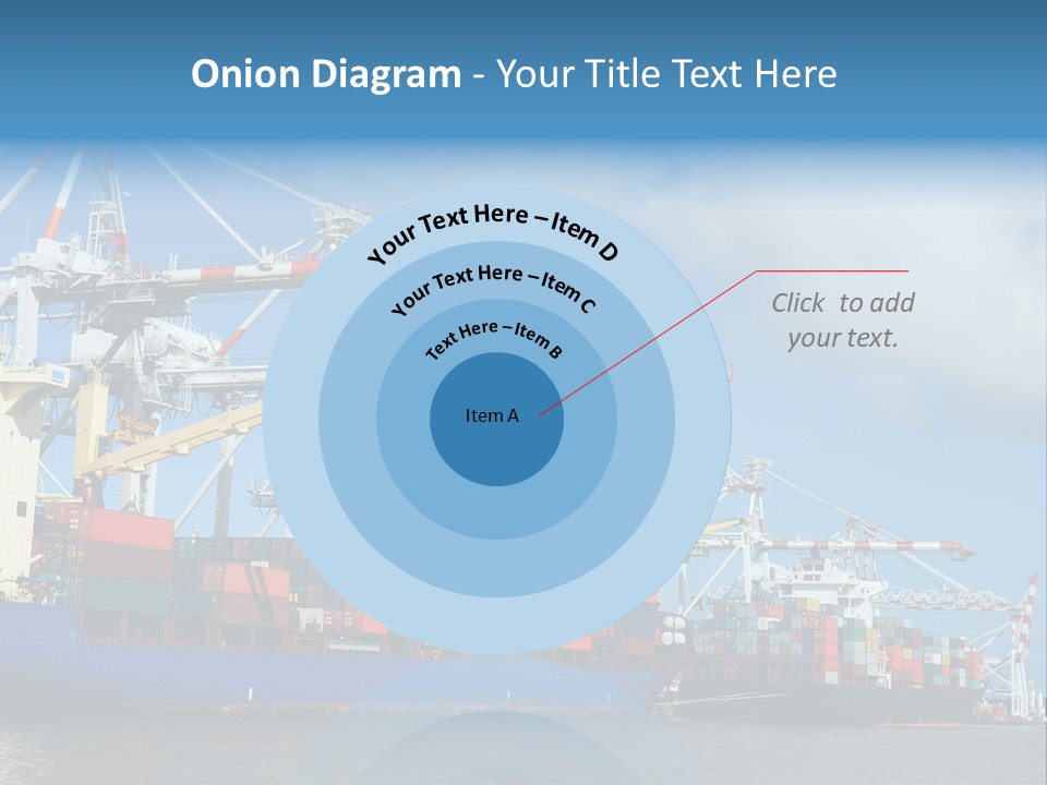 Business Freight Vessel PowerPoint Template