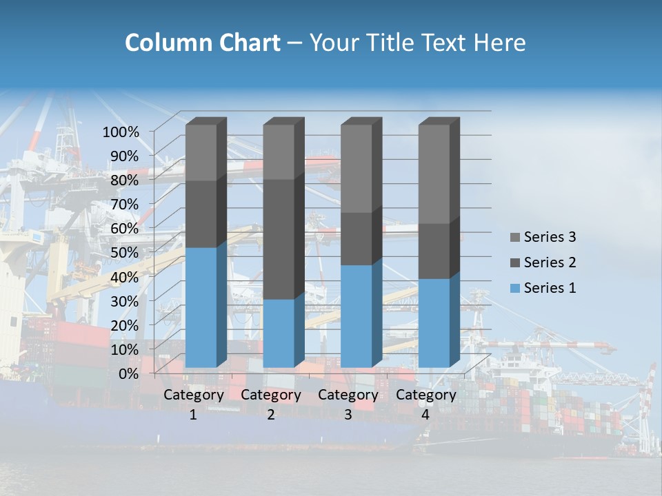 Business Freight Vessel PowerPoint Template